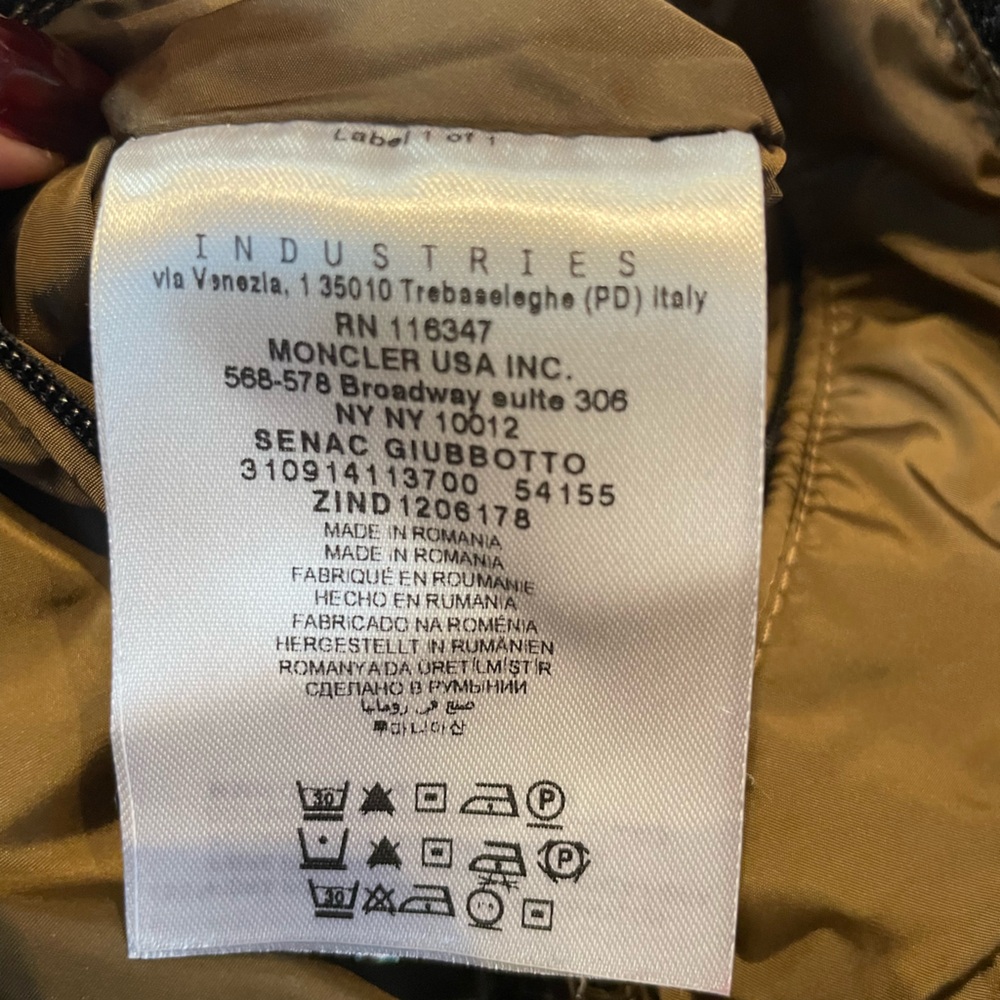 Authentic Moncler tan windbreaker jacket - Picture 10 of 11